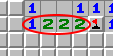 Wzorzec „1-2-2-1”, przykład 3, oznaczony